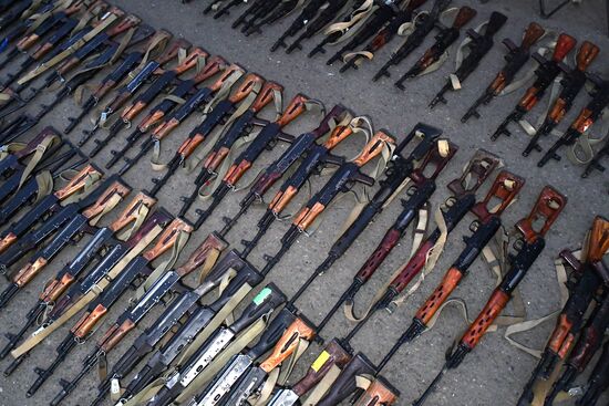 Azerbaijan Armenia Tensions Seized Weapons