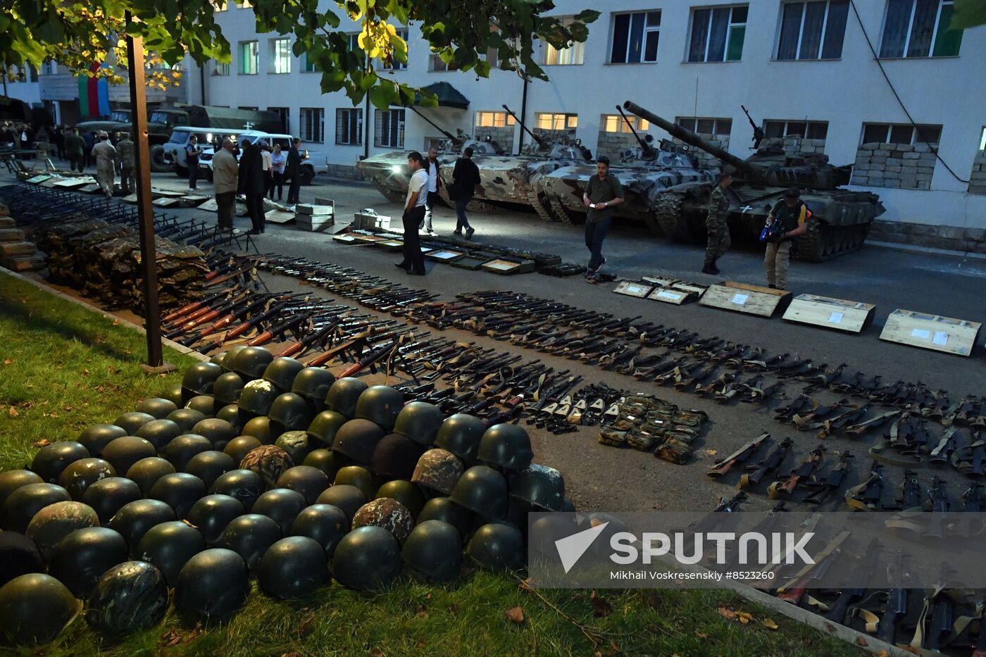 Azerbaijan Armenia Tensions Seized Weapons