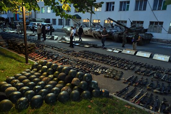 Azerbaijan Armenia Tensions Seized Weapons