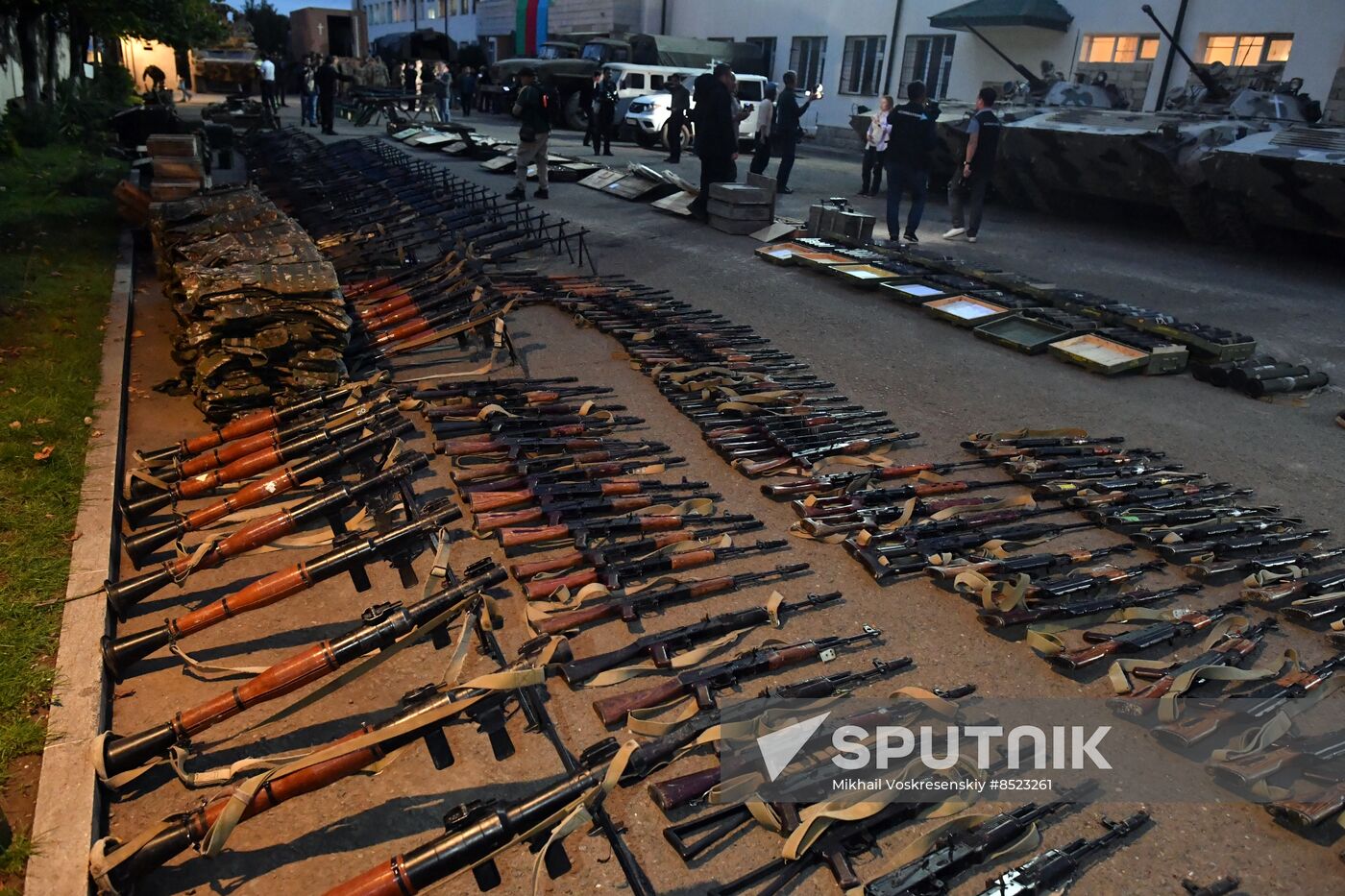 Azerbaijan Armenia Tensions Seized Weapons