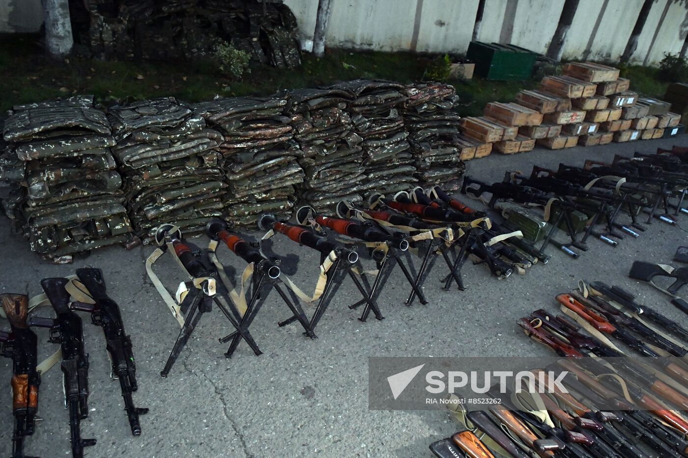 Azerbaijan Armenia Tensions Seized Weapons