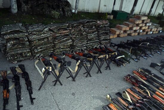 Azerbaijan Armenia Tensions Seized Weapons