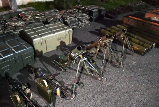 Azerbaijan Armenia Tensions Seized Weapons