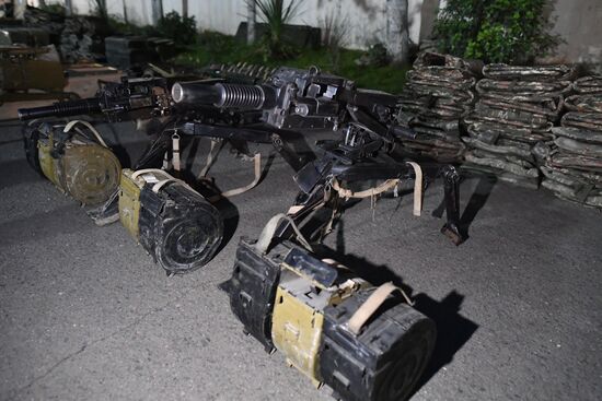 Azerbaijan Armenia Tensions Seized Weapons