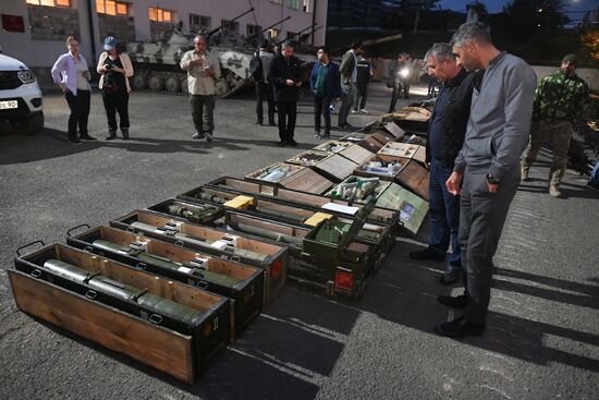 Azerbaijan Armenia Tensions Seized Weapons