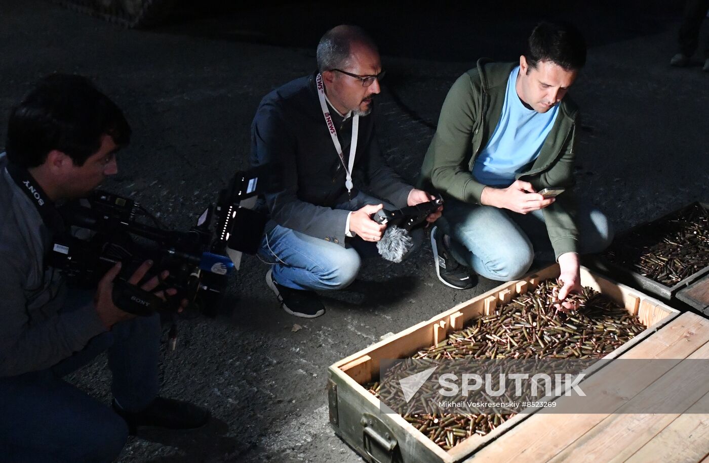 Azerbaijan Armenia Tensions Seized Weapons