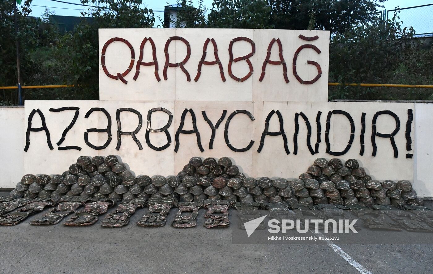 Azerbaijan Armenia Tensions Seized Weapons