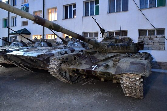 Azerbaijan Armenia Tensions Seized Weapons