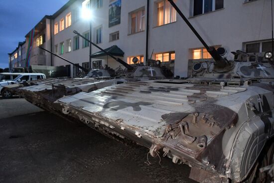 Azerbaijan Armenia Tensions Seized Weapons