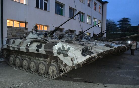 Azerbaijan Armenia Tensions Seized Weapons