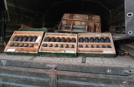 Azerbaijan Armenia Tensions Seized Weapons