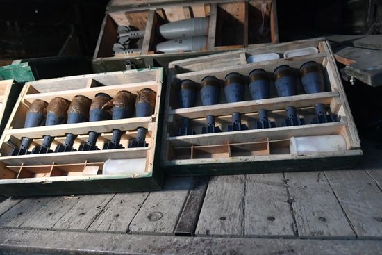 Azerbaijan Armenia Tensions Seized Weapons