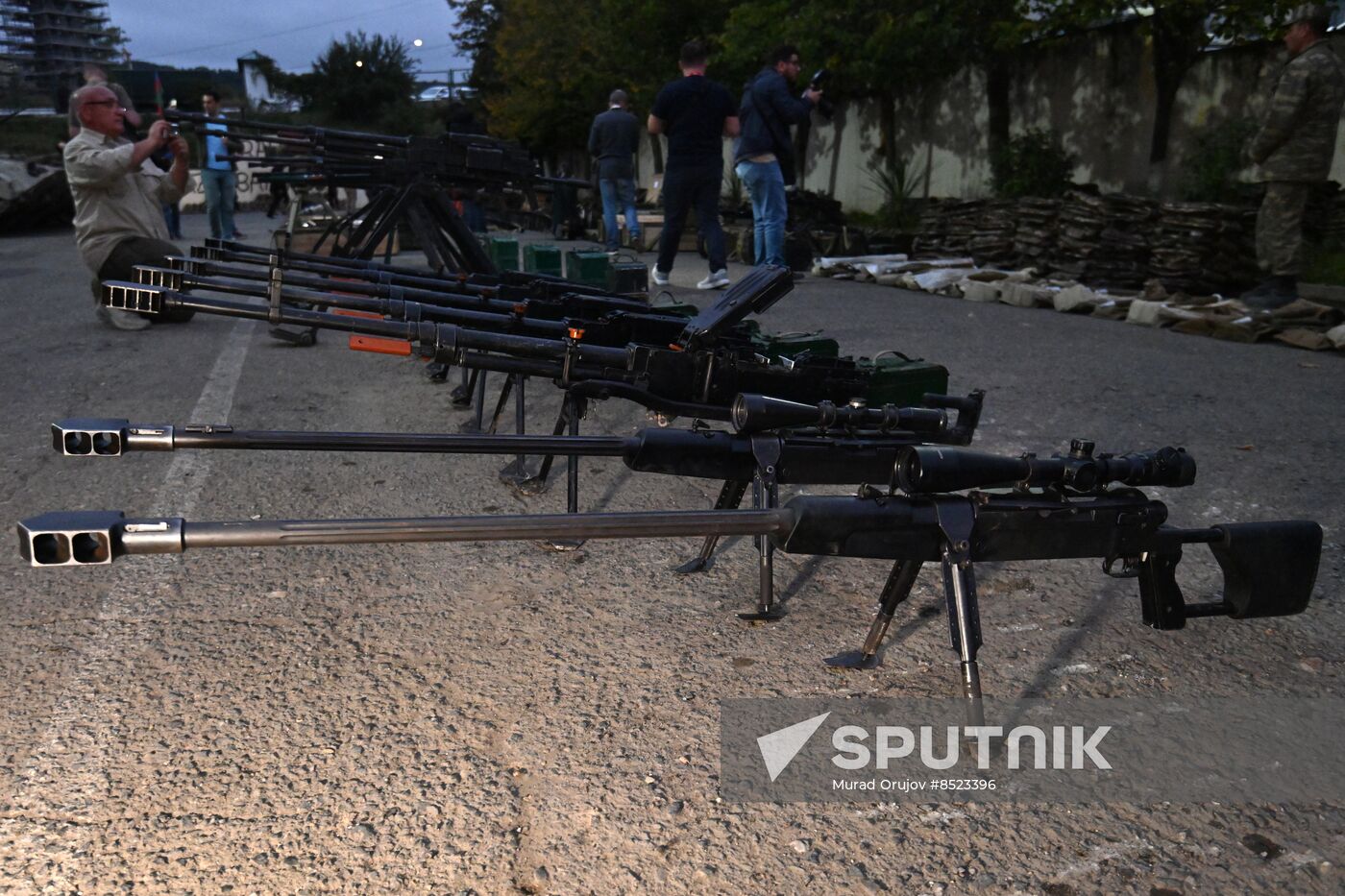 Azerbaijan Armenia Tensions Seized Weapons