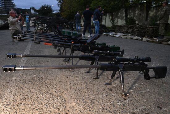 Azerbaijan Armenia Tensions Seized Weapons