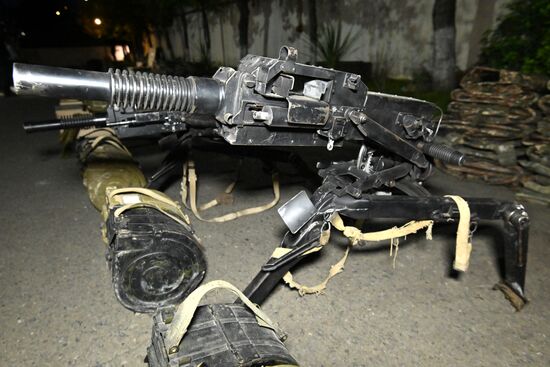 Azerbaijan Armenia Tensions Seized Weapons