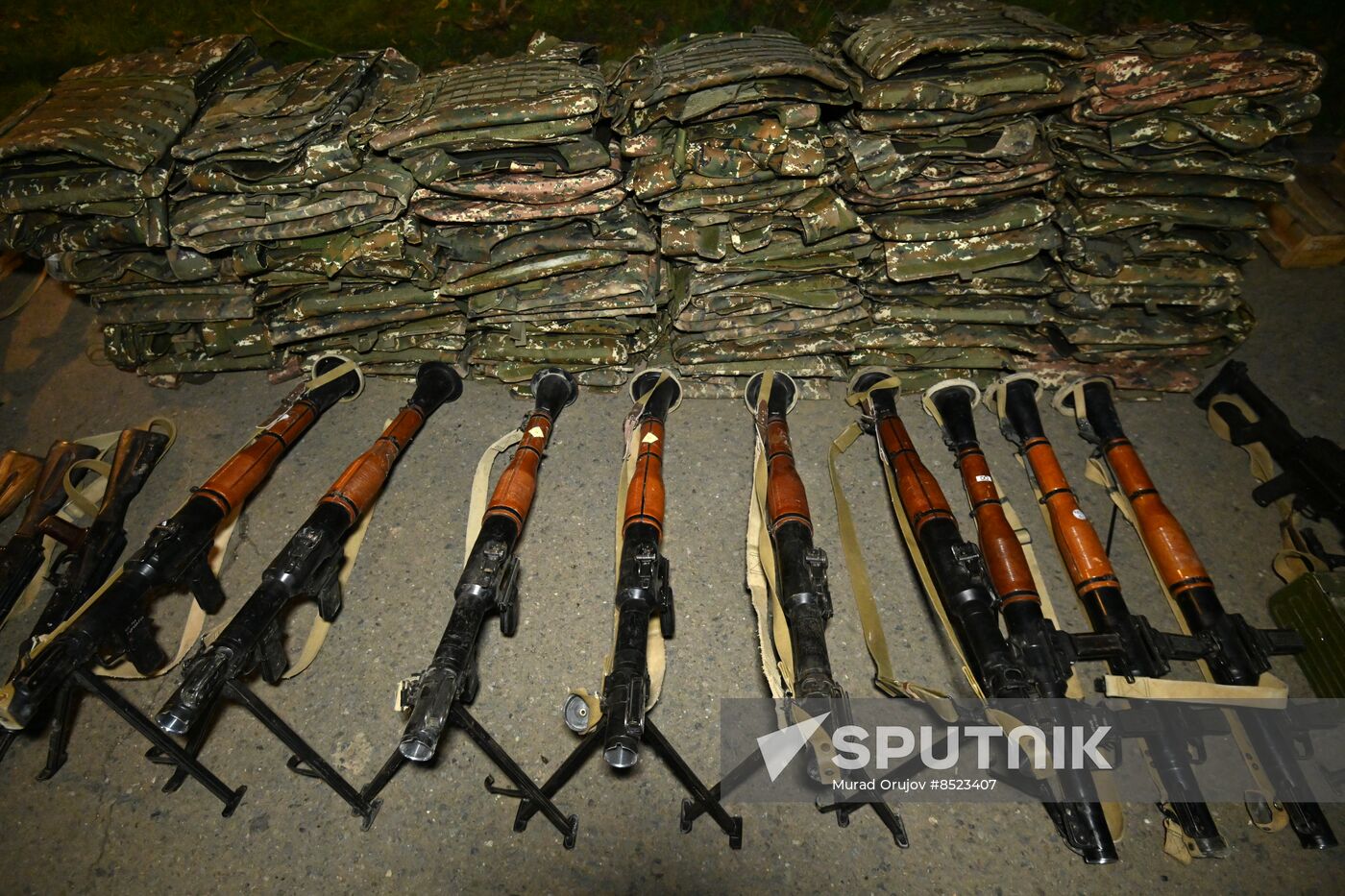 Azerbaijan Armenia Tensions Seized Weapons