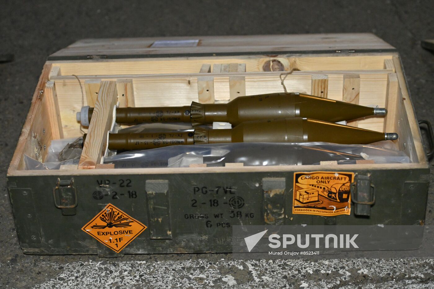 Azerbaijan Armenia Tensions Seized Weapons