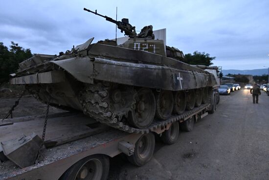 Azerbaijan Armenia Tensions Seized Weapons
