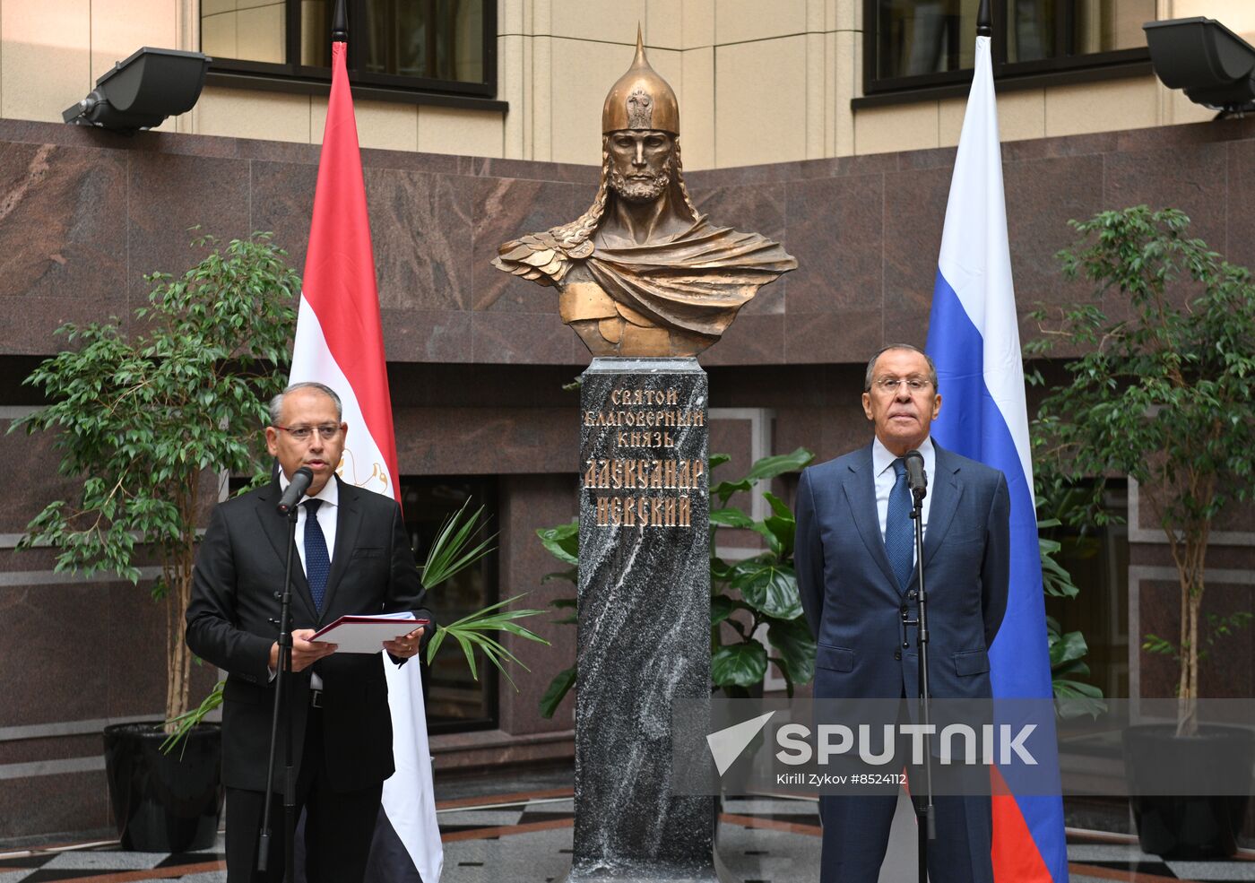 Russia Egypt Diplomatic Relations Anniversary