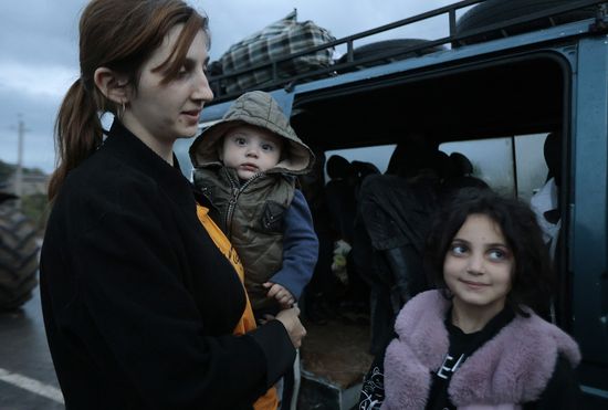 Armenia Azerbaijan Tensions Evacuees