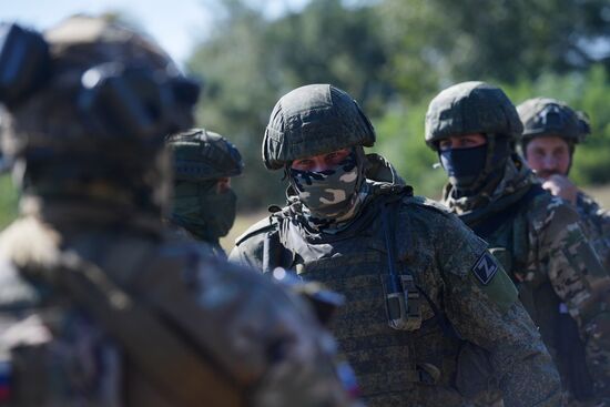 Russia Ukraine Military Operation Marines Awarding