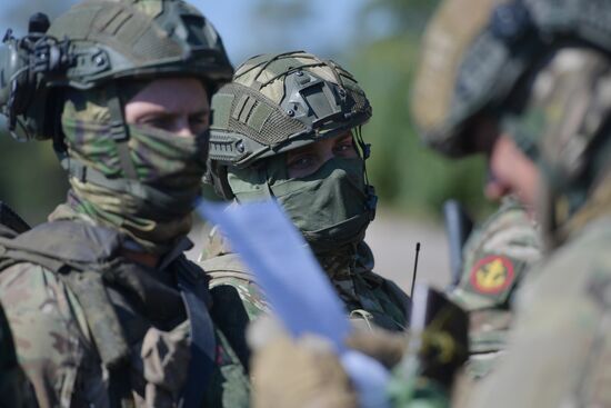 Russia Ukraine Military Operation Marines Awarding