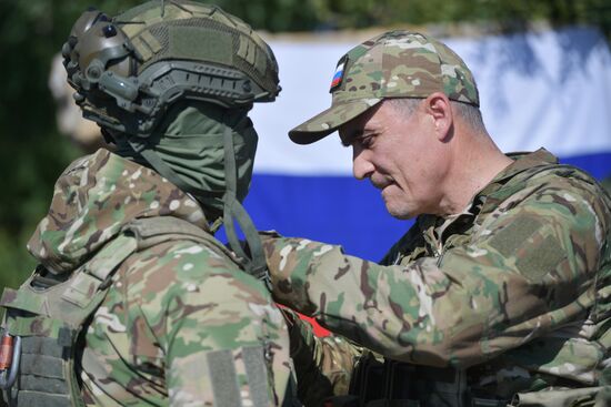 Russia Ukraine Military Operation Marines Awarding