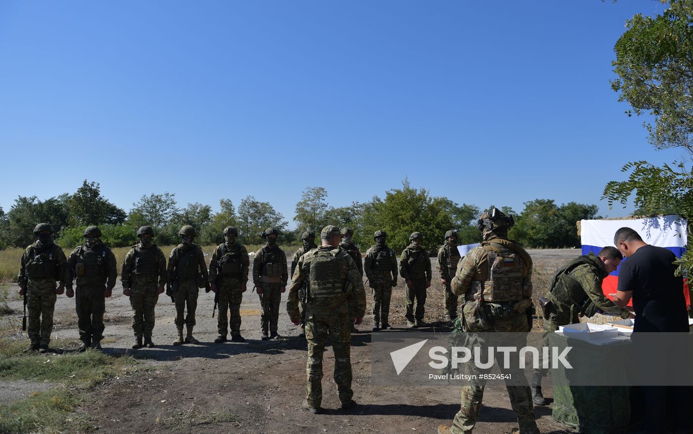 Russia Ukraine Military Operation Marines Awarding