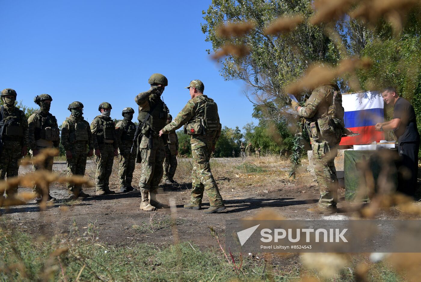 Russia Ukraine Military Operation Marines Awarding