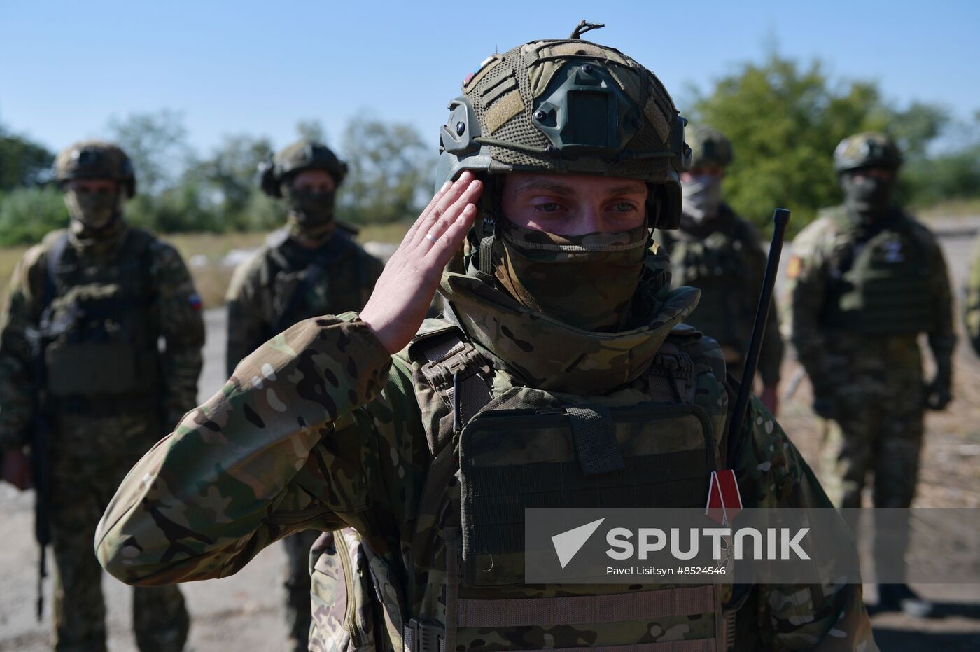 Russia Ukraine Military Operation Marines Awarding