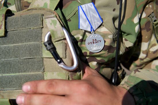 Russia Ukraine Military Operation Marines Awarding