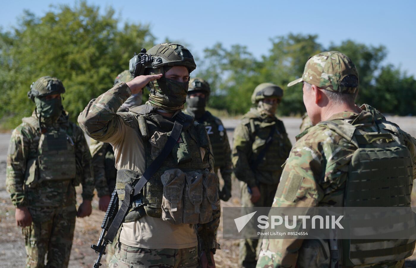 Russia Ukraine Military Operation Marines Awarding