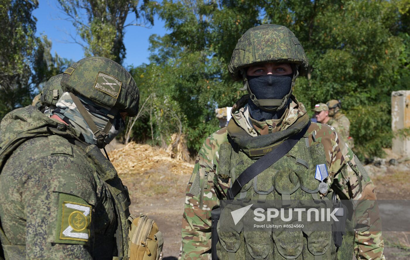 Russia Ukraine Military Operation Marines Awarding