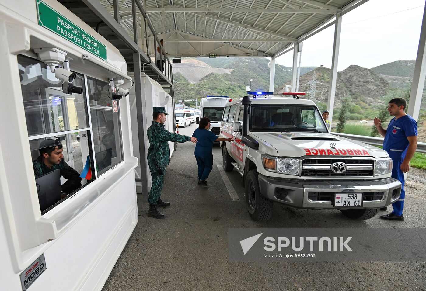 Azerbaijan Armenia Tensions Checkpoint