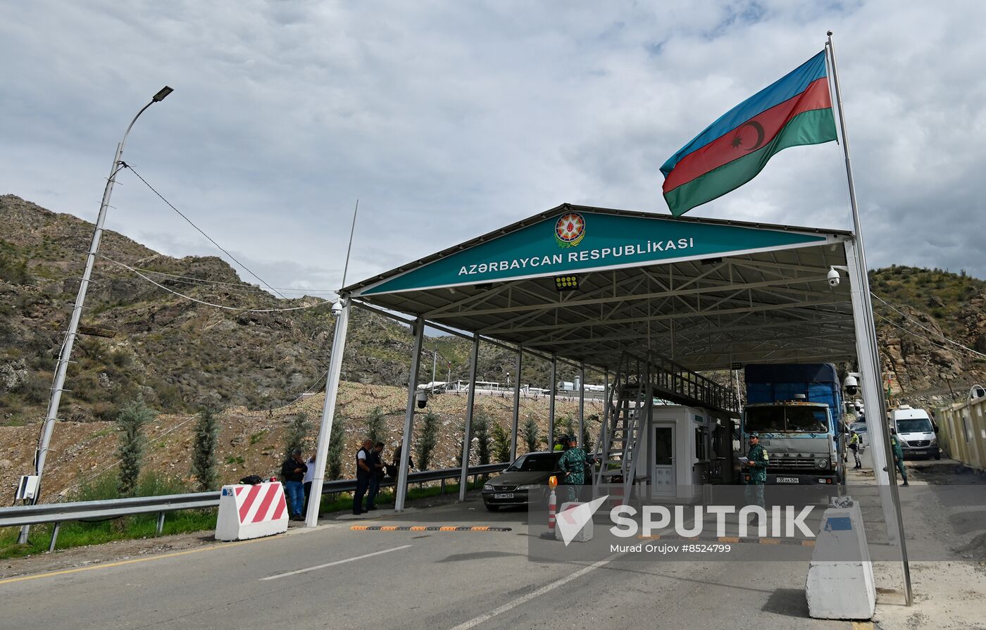 Azerbaijan Armenia Tensions Checkpoint