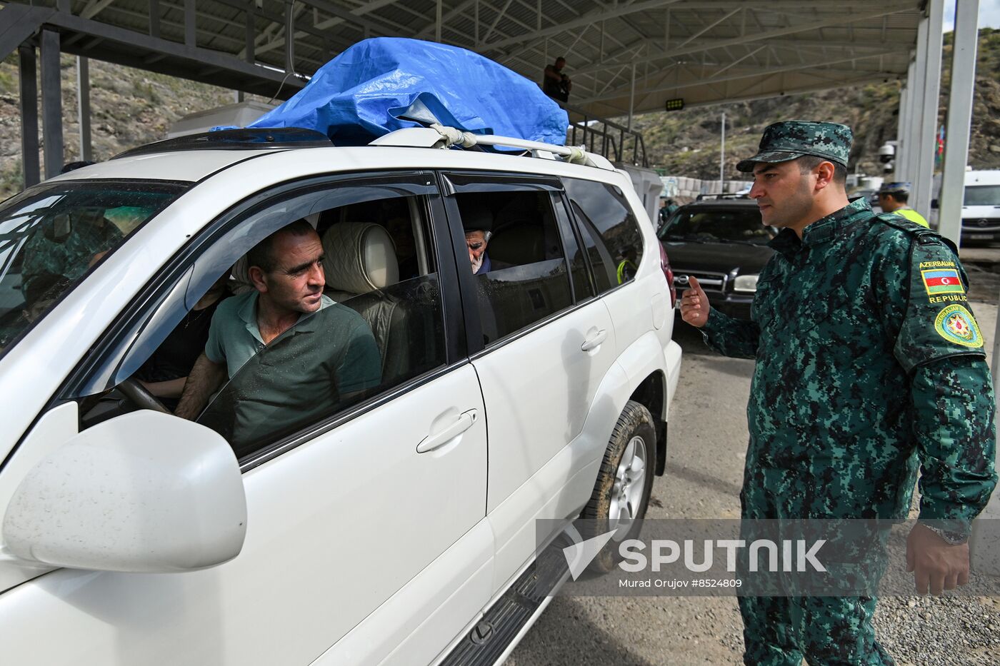 Azerbaijan Armenia Tensions Checkpoint