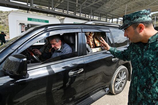 Azerbaijan Armenia Tensions Checkpoint