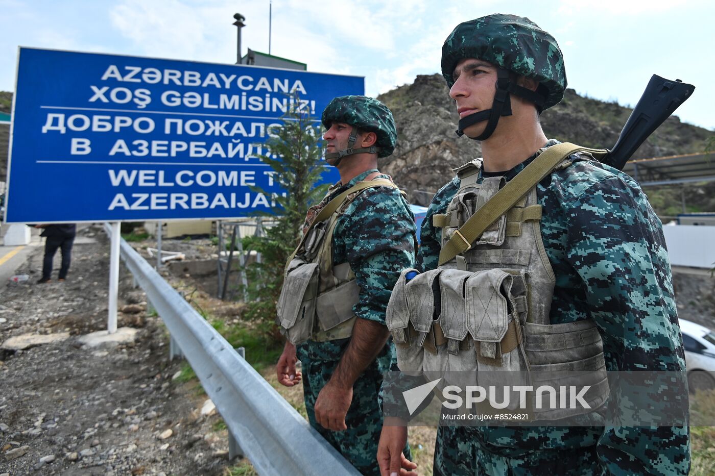 Azerbaijan Armenia Tensions Checkpoint