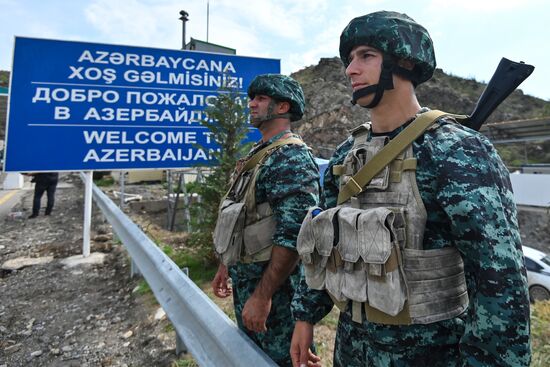 Azerbaijan Armenia Tensions Checkpoint