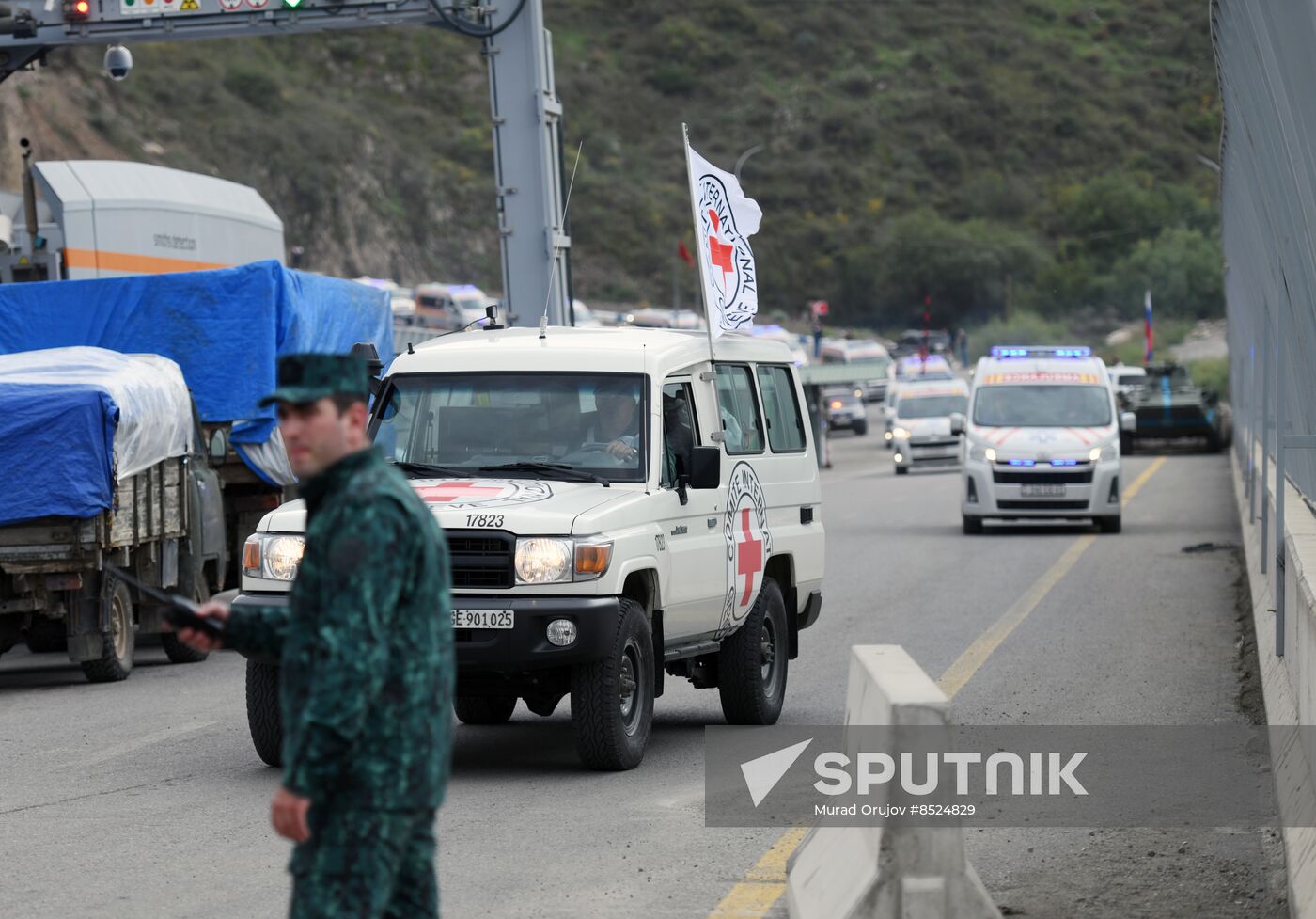 Azerbaijan Armenia Tensions Checkpoint