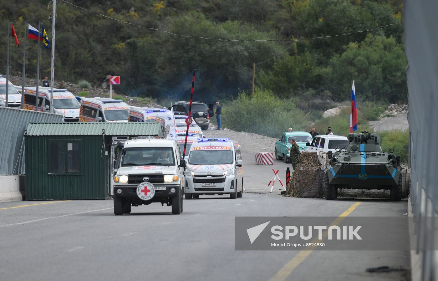 Azerbaijan Armenia Tensions Checkpoint