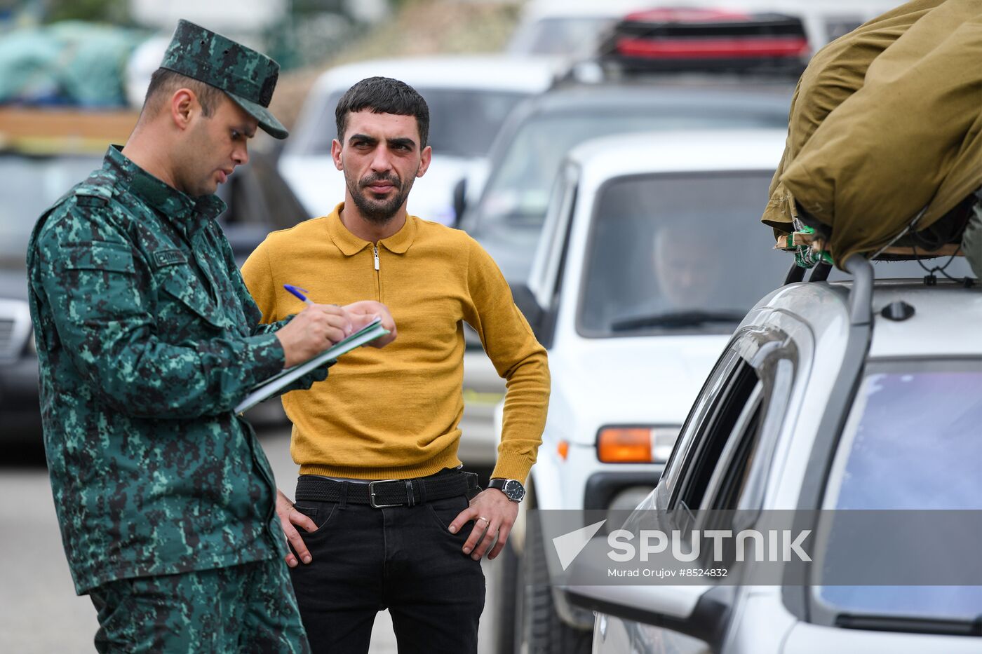 Azerbaijan Armenia Tensions Checkpoint