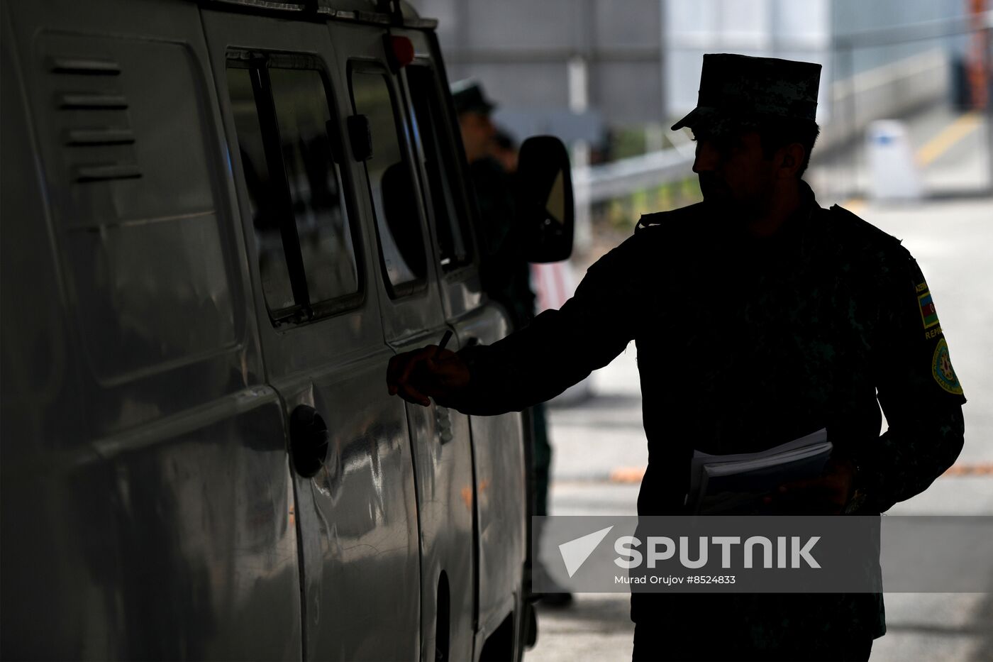 Azerbaijan Armenia Tensions Checkpoint