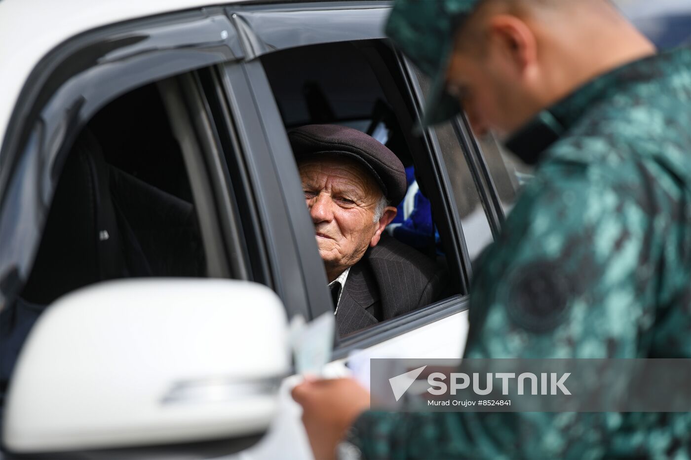 Azerbaijan Armenia Tensions Checkpoint