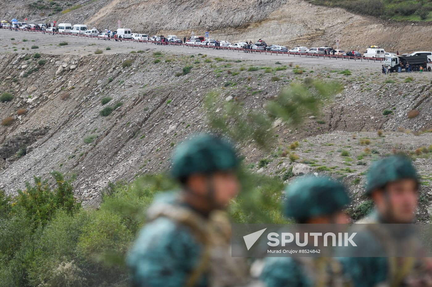 Azerbaijan Armenia Tensions Checkpoint