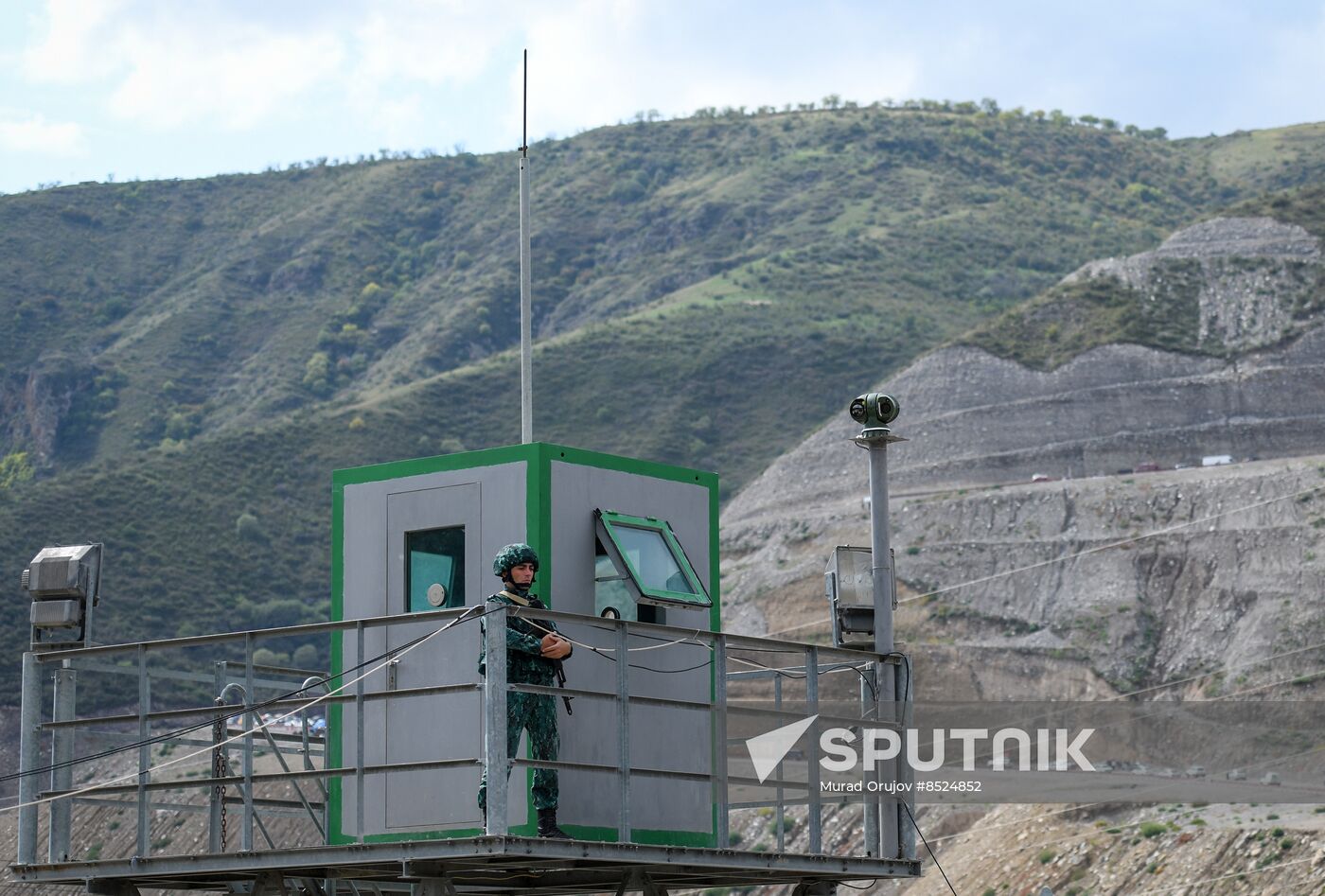 Azerbaijan Armenia Tensions Checkpoint