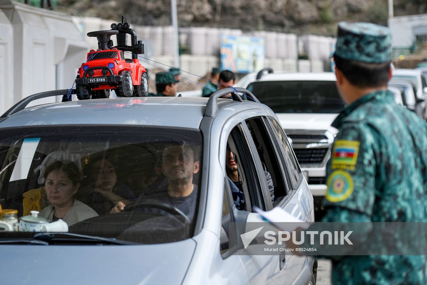 Azerbaijan Armenia Tensions Checkpoint