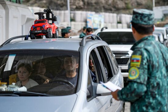 Azerbaijan Armenia Tensions Checkpoint