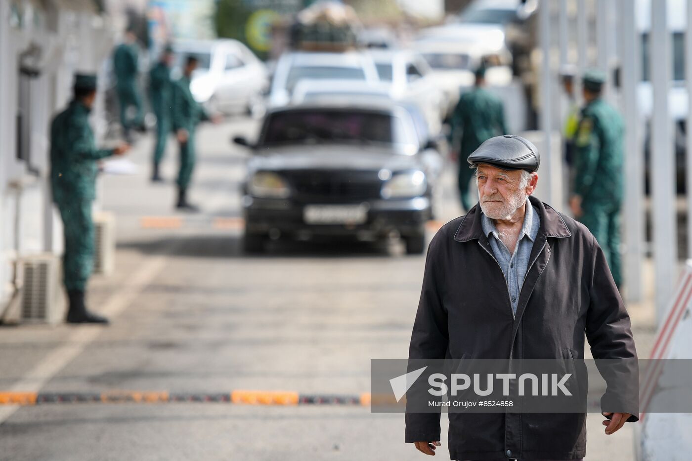 Azerbaijan Armenia Tensions Checkpoint