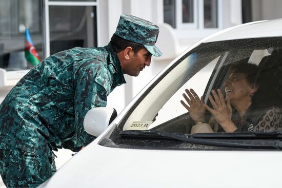 Azerbaijan Armenia Tensions Checkpoint